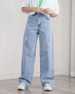 شلوار جین نیم بگ