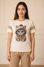 ست تیشرت و شلوار دخترانه