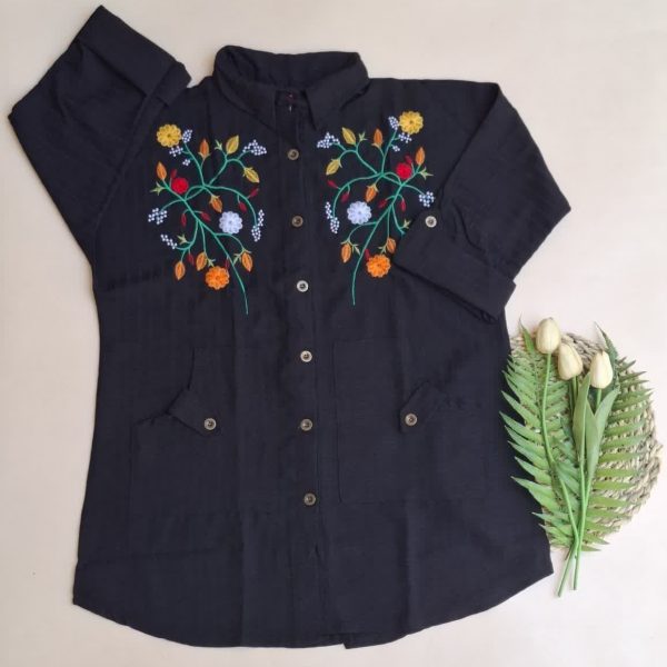 مانتو گلدوزی شده مدل سوفیا