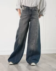 شلوار جین شافل بگ 1404
