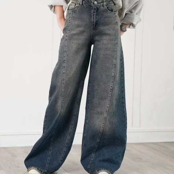 شلوار جین شافل بگ 1404