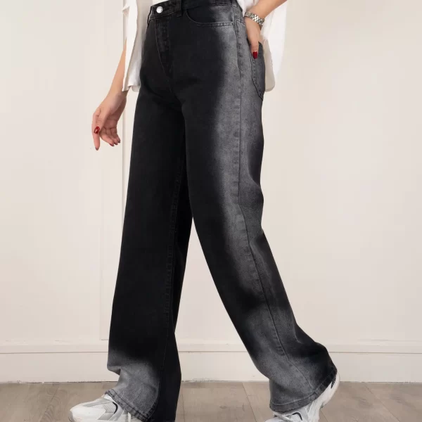 شلوار جین نیم بگ