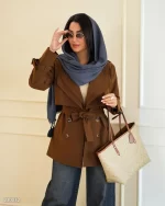 بهترین بارانی کوتاه زنانه ضد آب پاییزی