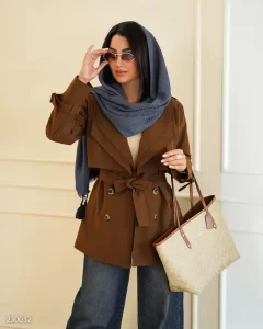 بهترین بارانی کوتاه زنانه ضد آب پاییزی