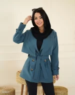 بهترین بارانی کوتاه زنانه ضد آب پاییزی