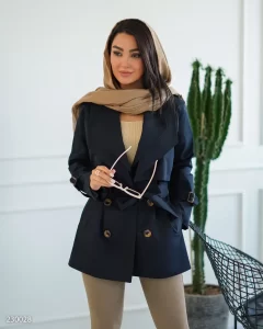 بهترین بارانی کوتاه زنانه ضد آب پاییزی