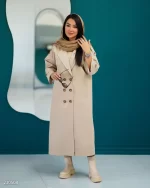 خرید بارانی زنانه بلند مجلسی مناسب استایل رسمی