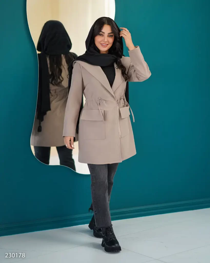 بارانی زنانه خاص و شیک برای استایل پاییز 1404