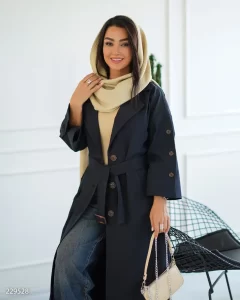 خرید اینترنتی بارانی زنانه شیک