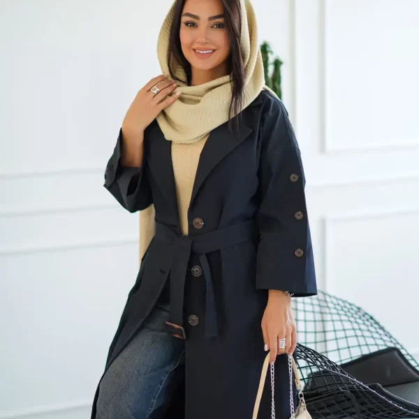 خرید اینترنتی بارانی زنانه شیک