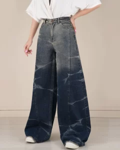 خرید شلوار جین فول بگ زنانه شیک