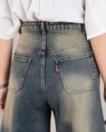 شلوار جین فول بگ جدید