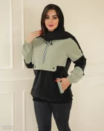 خرید هودی زنانه اسپرت شیک و ارزان
