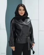 خرید کت چرمی زنانه شیک با قیمت مناسب