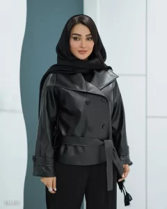 خرید کت چرمی زنانه شیک با قیمت مناسب