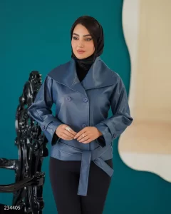 خرید کت چرمی زنانه شیک با قیمت مناسب