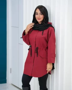 بارانی زنانه اسپرت مناسب استایل روزمره و دانشگاه