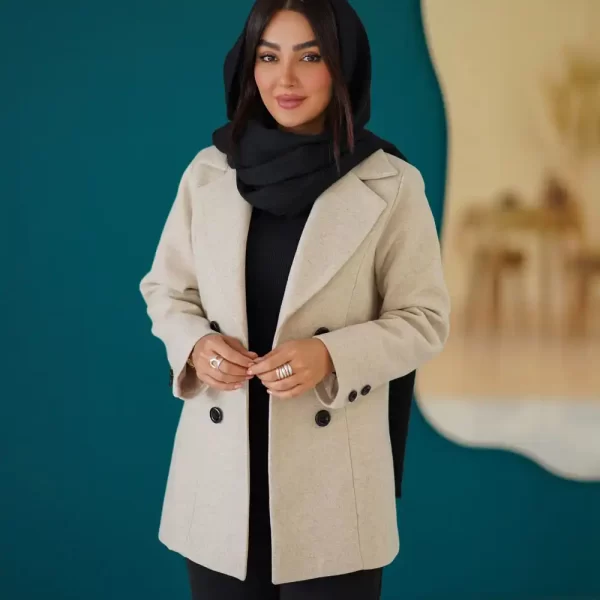 پالتو زنانه کوتاه شیک