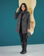 پالتو زنانه کوتاه شیک
