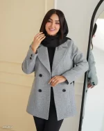 پالتو زنانه کوتاه شیک