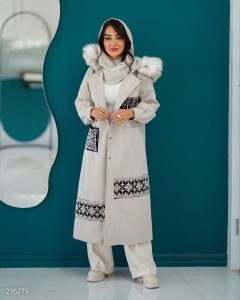 خرید آنلاین بارانی زنانه مجلسی با ارسال سریع