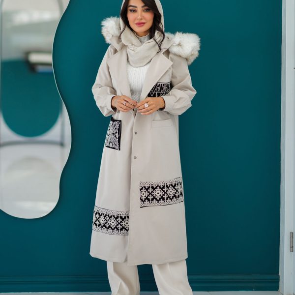 خرید آنلاین بارانی زنانه مجلسی با ارسال سریع