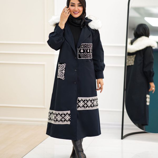 خرید آنلاین بارانی زنانه مجلسی با ارسال سریع