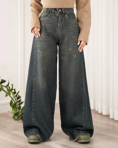 خرید شلوار جین فول بگ زنانه ارزان