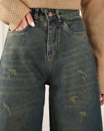 خرید شلوار جین فول بگ زنانه ارزان