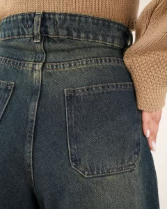 خرید شلوار جین فول بگ زنانه ارزان