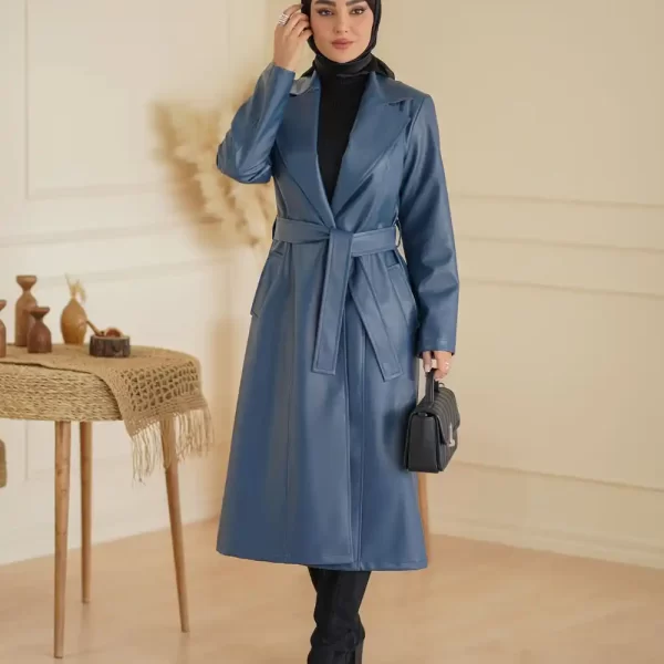 پالتو چرم زنانه بلند