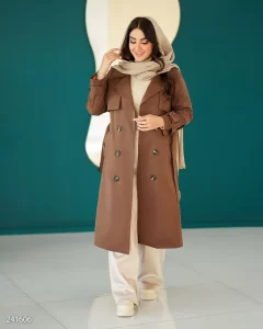 بارانی زنانه بلند و شیک