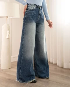شلوار جین فول بگ زنانه با کیفیت