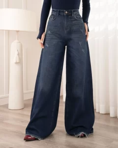 خرید شلوار جین فول بگ زنانه ارزان و با کیفیت