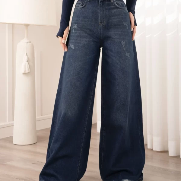 خرید شلوار جین فول بگ زنانه ارزان و با کیفیت