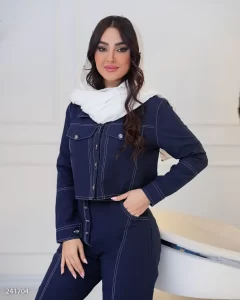 کراپ کت و شلوار مجلسی