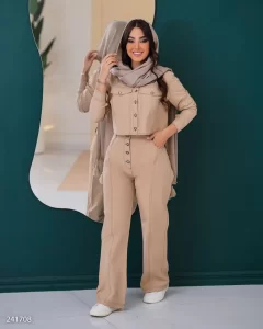 کراپ کت و شلوار مجلسی