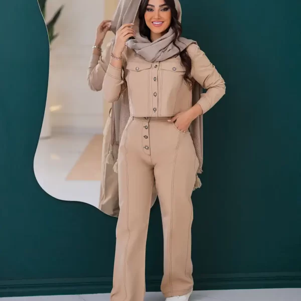 کراپ کت و شلوار مجلسی