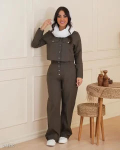 کراپ کت و شلوار مجلسی